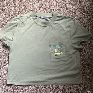 Volcom ISLAND POCKET TEE - GREEN TEA